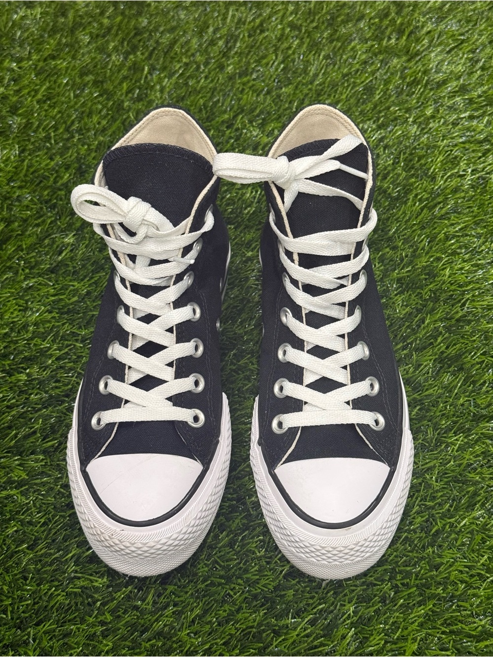 Converse Chuck Taylor All Star Lift High Top Sneaker Black/White 560845F size 5